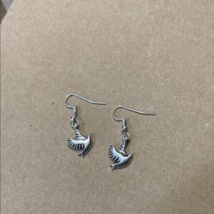 Silver Bird Earrings